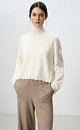cropped jumper made of cashmere and wool - BRUSNIKA. Women clothes