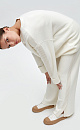 Cashmere and wool pants with stripes - BRUSNIKA. Women clothes