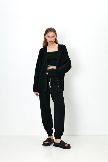 Knitted sweatpants - BRUSNIKA Women Clothes