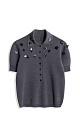Sequined Polo Shirt - BRUSNIKA. Women clothes
