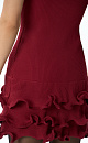 Mini dress with flounces - BRUSNIKA. Women clothes