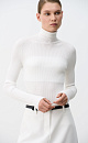 Ribbed knit turtleneck - BRUSNIKA. Women clothes