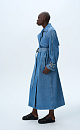 Double-breasted denim trench coat - BRUSNIKA. Women clothes