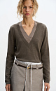 V‑neck longsleeve - BRUSNIKA. Women clothes