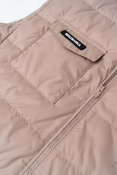 Lightweight vest with storage bag - BRUSNIKA Women Clothes