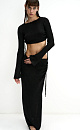 Lurex maxi skirt - BRUSNIKA. Women clothes