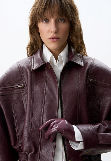 Voluminous bomber jacket - BRUSNIKA Women Clothes