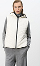 Oversized hooded vest - BRUSNIKA. Women clothes