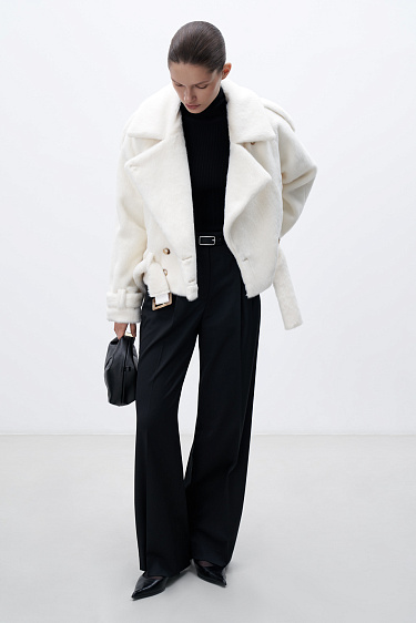 Faux fur jacket - BRUSNIKA Women Clothes