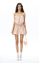 Satin Balloon Dress - BRUSNIKA. Women clothes
