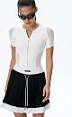 Cutout-back bodysuit - BRUSNIKA. Women clothes