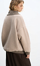 Wool bomber jacket with knit details - BRUSNIKA. Women clothes