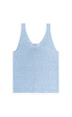 100% linen knit top - BRUSNIKA. Women clothes