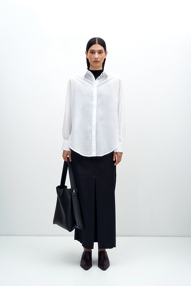 100% cotton basic shirt - BRUSNIKA Women Clothes