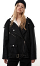 Wool-blend biker jacket - BRUSNIKA. Women clothes