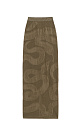 Maxi skirt with a jacquard pattern - BRUSNIKA. Women clothes