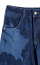 Wide jeans with a print - BRUSNIKA. Women clothes