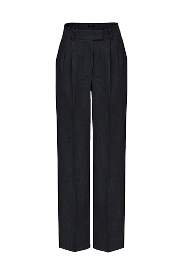 Linen palazzo trousers - BRUSNIKA Women Clothes