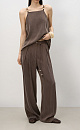 Loose cupra trousers - BRUSNIKA. Women clothes