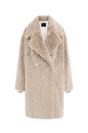 Fur coat with cuffs - BRUSNIKA Women Clothes