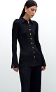 Rib knit cardigan - BRUSNIKA. Women clothes