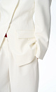 Viscose jacket with large shoulders - BRUSNIKA. Women clothes