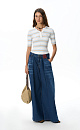 Wide jeans with pleats - BRUSNIKA. Women clothes