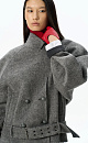 wool jacket with a raglan sleeve - BRUSNIKA. Women clothes