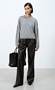 cropped jumper made of cashmere and wool - BRUSNIKA. Women clothes