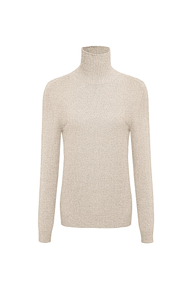 Cashmere and wool turtleneck jumper - BRUSNIKA Women Clothes