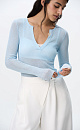 Cut-out long sleeve top - BRUSNIKA. Women clothes