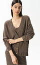 100% linen knit cardigan - BRUSNIKA. Women clothes
