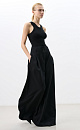 Straight trousers with a high fit - BRUSNIKA. Women clothes