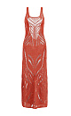 Open back sundress - BRUSNIKA. Women clothes