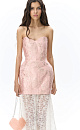 Mini jacquard corset dress - BRUSNIKA. Women clothes