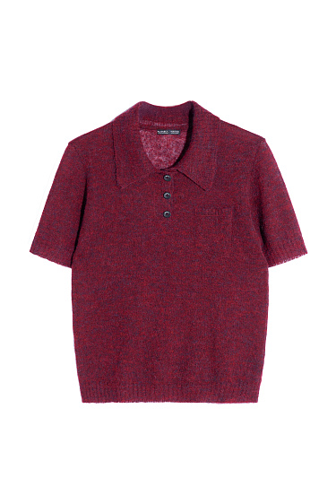 Knitted wool T-shirt - BRUSNIKA Women Clothes