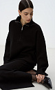 viscose jumper with a stand collar - BRUSNIKA. Women clothes
