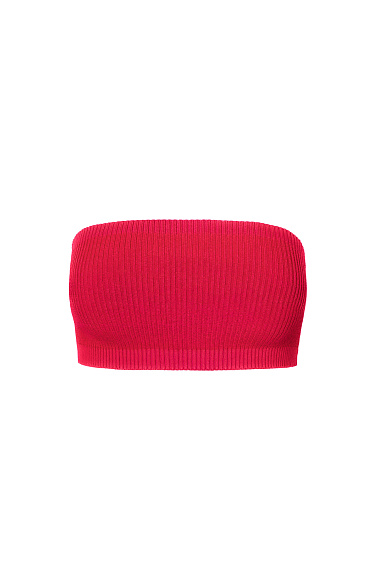 Ribbed Bandeau Top - BRUSNIKA Women Clothes