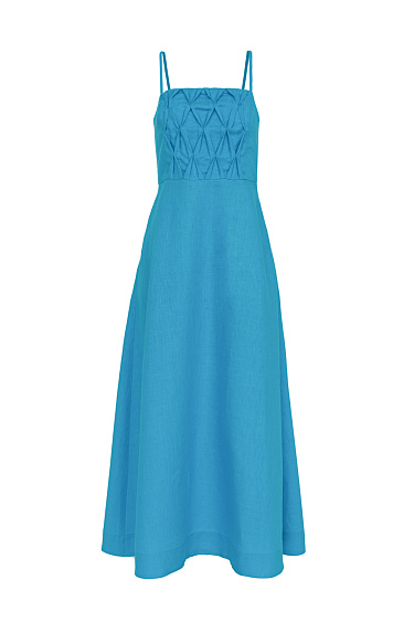 Linen summer dress - BRUSNIKA Women Clothes