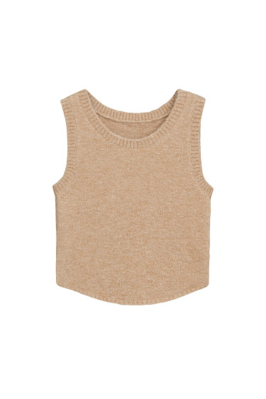 Wool blend knitted top - BRUSNIKA Women Clothes