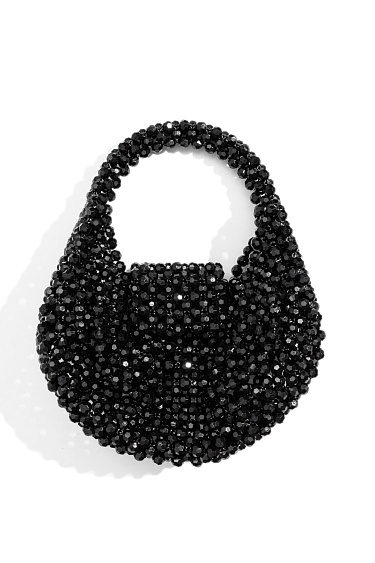 Handbag made of faceted beads - BRUSNIKA Women Clothes