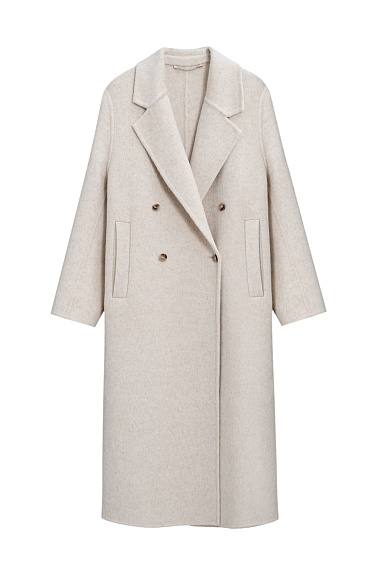 Double-breasted wool coat - BRUSNIKA Women Clothes