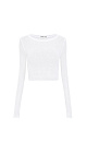 Knitted mesh top - BRUSNIKA. Women clothes