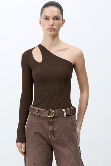 One-shoulder top - BRUSNIKA Women Clothes