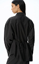 Wool shirt with big shoulders - BRUSNIKA. Women clothes
