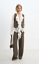 Straight-cut knitted trousers - BRUSNIKA. Women clothes