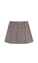 Gingham mini Skirt - BRUSNIKA. Women clothes