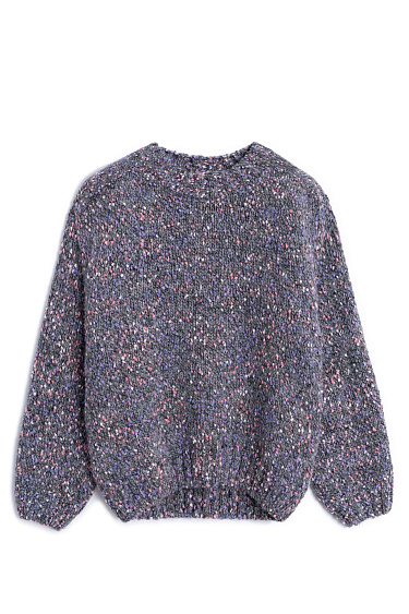 Melange jumper made of alpaca yarn - BRUSNIKA Women Clothes