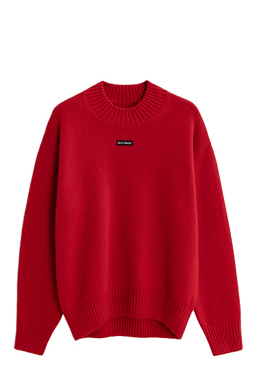 Voluminous jumper with cashmere addition - BRUSNIKA Women Clothes