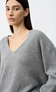 Pullover with a v-neck - BRUSNIKA. Women clothes